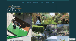 Desktop Screenshot of ouraustraliangardens.com